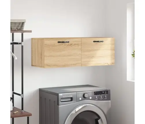 Sieninė Spintelė, Ąžuolo, 100X36,5X35cm Apdirbta Mediena