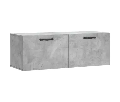 Sienas Skapītis, Pelēks, 100X36,5X35 Cm, Inženierijas Koks Vidaxl