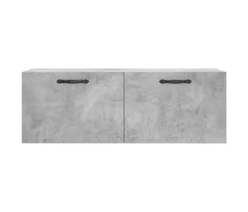 Sienas Skapītis, Pelēks, 100X36,5X35 Cm, Inženierijas Koks Vidaxl