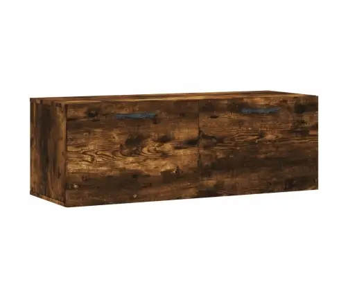 Sienas Skapītis, Ozola Krāsa, 100X36,5X35 Cm, Inženierijas Koks Vidaxl