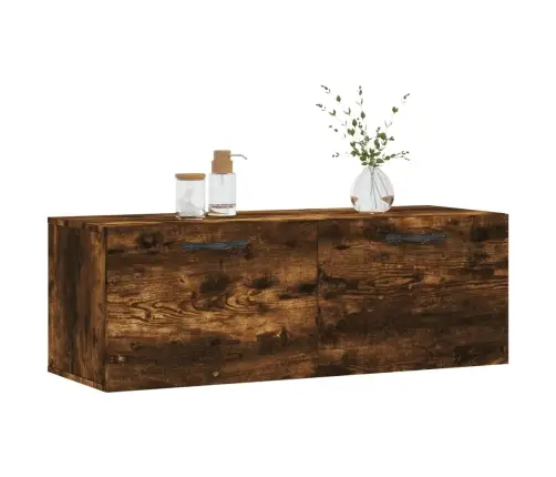 Sienas Skapītis, Ozola Krāsa, 100X36,5X35 Cm, Inženierijas Koks Vidaxl