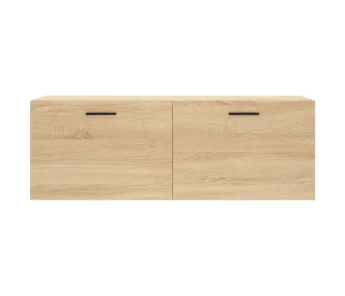 Sienas Skapītis, 100X36,5X35 Cm, Inženierijas Koks, Ozolkoka Vidaxl