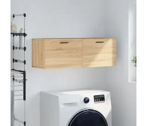 Sienas Skapītis, 100X36,5X35 Cm, Inženierijas Koks, Ozolkoka Vidaxl