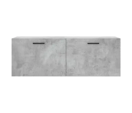 Sienas Skapītis, Pelēks, 100X36,5X35 Cm, Inženierijas Koks Vidaxl