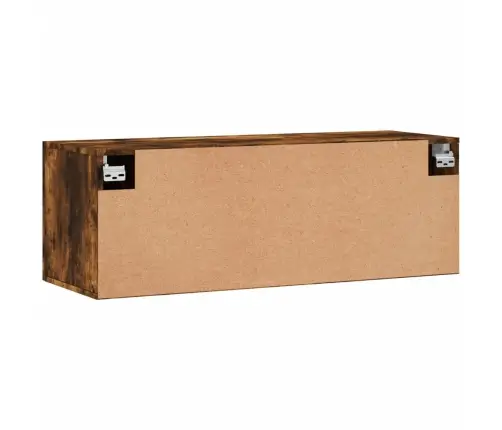 Sienas Skapītis, Ozola Krāsa, 100X36,5X35 Cm, Inženierijas Koks Vidaxl