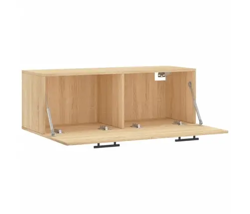 Sienas Skapītis, 100X36,5X35 Cm, Inženierijas Koks, Ozolkoka Vidaxl