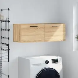 Sienas Skapītis, 100X36,5X35 Cm, Inženierijas Koks, Ozolkoka Vidaxl