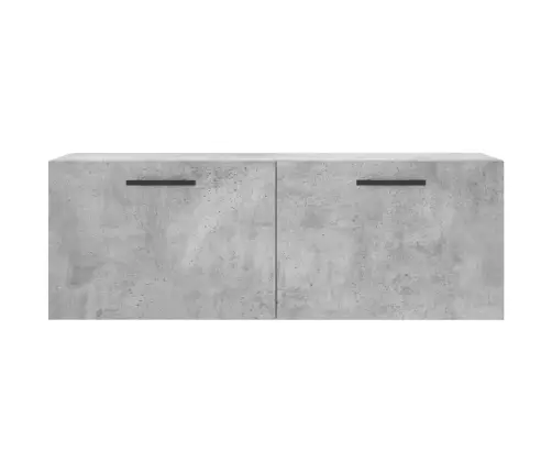 Sienas Skapītis, Pelēks, 100X36,5X35 Cm, Inženierijas Koks Vidaxl