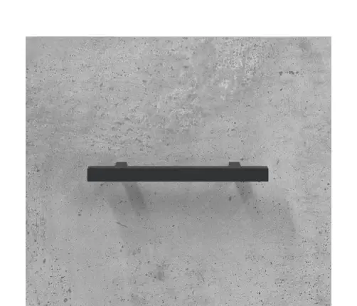 Sienas Skapītis, Pelēks, 100X36,5X35 Cm, Inženierijas Koks Vidaxl