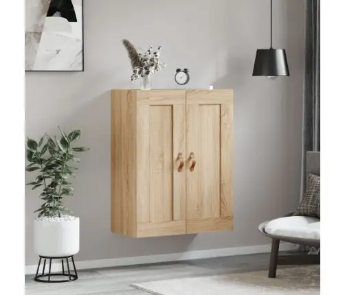 Prie Sienos Montuojama Spintelė, Ąžuolo, 69,5X34X90cm Mediena