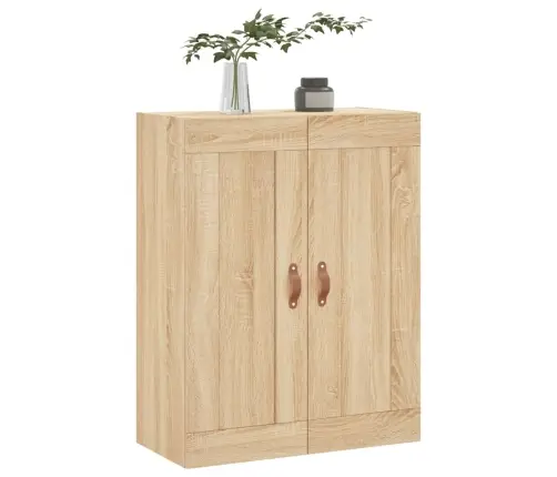 Prie Sienos Montuojama Spintelė, Ąžuolo, 69,5X34X90cm Mediena