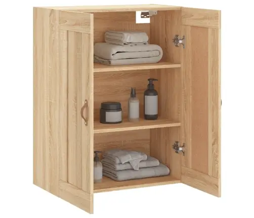 Prie Sienos Montuojama Spintelė, Ąžuolo, 69,5X34X90cm Mediena