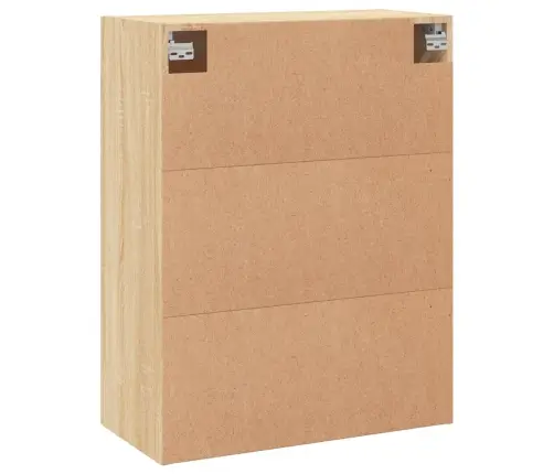 Prie Sienos Montuojama Spintelė, Ąžuolo, 69,5X34X90cm Mediena