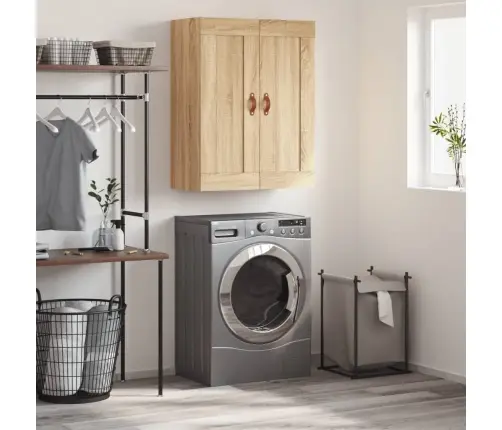 Prie Sienos Montuojama Spintelė, Ąžuolo, 69,5X34X90cm Mediena