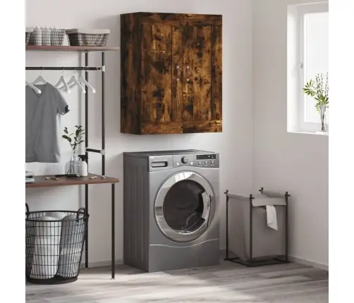 Sienas Skapītis, 69,5X34X90 Cm, Inženierijas Koks, Koka Krāsa Vidaxl