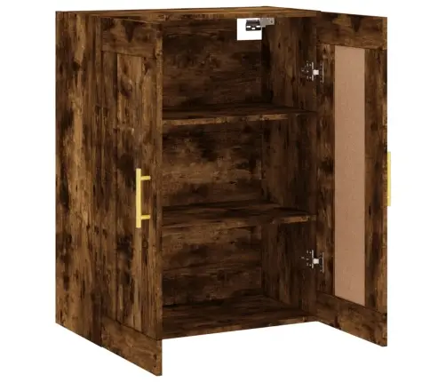 Sienas Skapītis, 69,5X34X90 Cm, Inženierijas Koks, Koka Krāsa Vidaxl