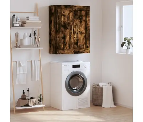 Sienas Skapītis, 69,5X34X90 Cm, Inženierijas Koks, Koka Krāsa Vidaxl