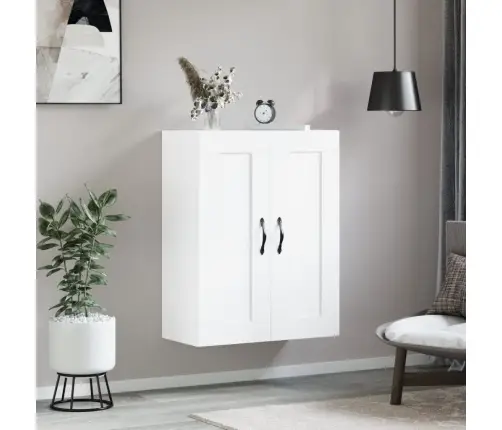 Sienas Skapītis, Balts, 69,5X34X90 Cm, Inženierijas Koks Vidaxl