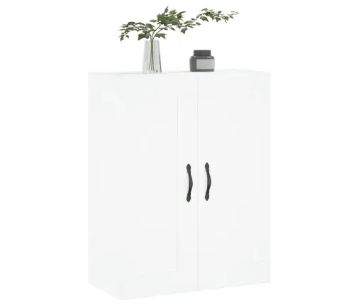 Sienas Skapītis, Balts, 69,5X34X90 Cm, Inženierijas Koks Vidaxl