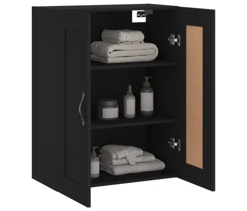 Sienas Skapītis, 69,5X34X90 Cm, Inženierijas Koks, Melns Vidaxl Sienas Skapītis, 69,5X34X90 Cm, Inženierijas Koks, Melns Vidaxl