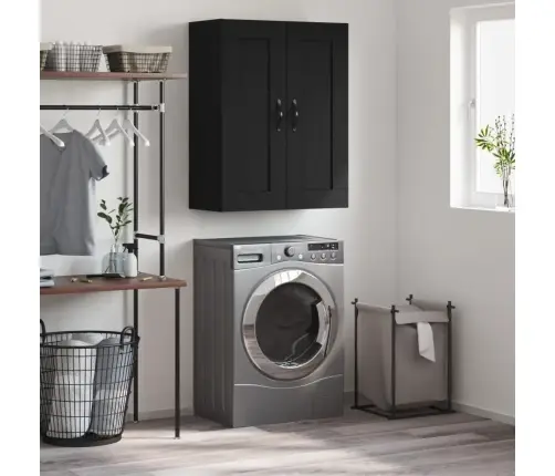 Sienas Skapītis, 69,5X34X90 Cm, Inženierijas Koks, Melns Vidaxl Sienas Skapītis, 69,5X34X90 Cm, Inženierijas Koks, Melns Vidaxl