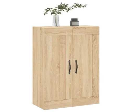 Sienas Skapītis, 69,5X34X90 Cm, Inženierijas Koks, Ozola Krāsa Vidaxl