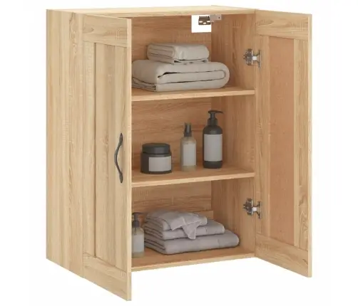 Sienas Skapītis, 69,5X34X90 Cm, Inženierijas Koks, Ozola Krāsa Vidaxl