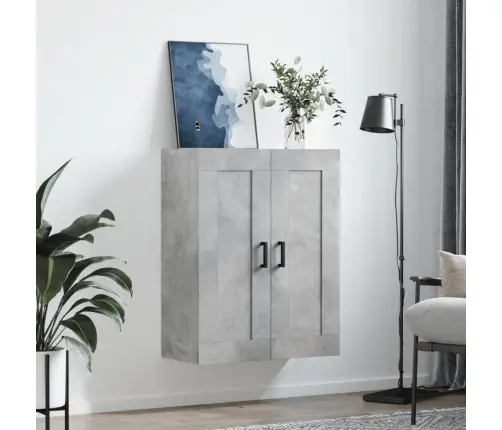 Prie Sienos Montuojama Spintelė, Betono, 69,5X34X90cm Mediena