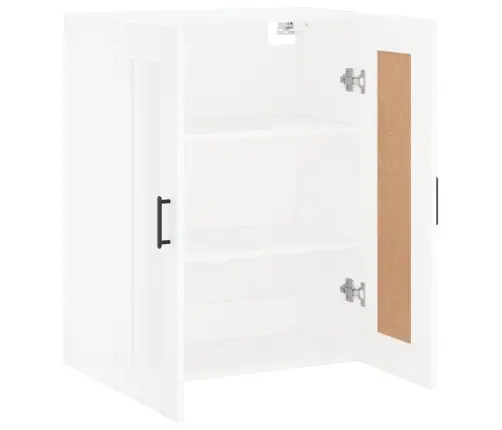 Sienas Skapītis, Balts, 69,5X34X90 Cm, Inženierijas Koks Vidaxl