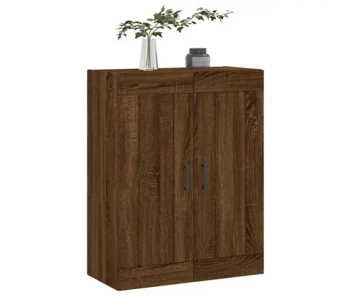 Sienas Skapītis, 69,5X34X90 Cm, Inženierijas Koks, Brūna Koka Vidaxl