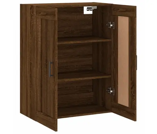 Sienas Skapītis, 69,5X34X90 Cm, Inženierijas Koks, Brūna Koka Vidaxl