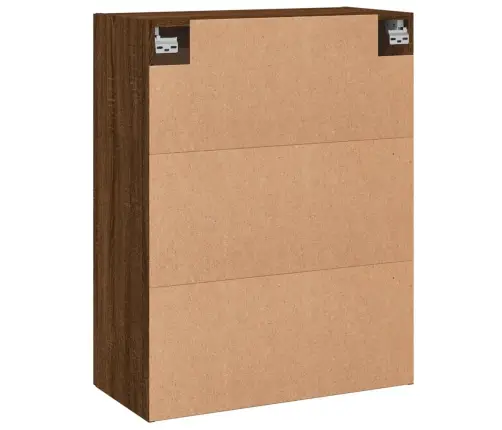 Sienas Skapītis, 69,5X34X90 Cm, Inženierijas Koks, Brūna Koka Vidaxl