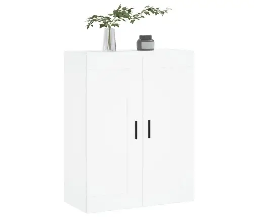 Sienas Skapītis, Balts, 69,5X34X90 Cm, Inženierijas Koks Vidaxl