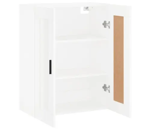 Sienas Skapītis, Balts, 69,5X34X90 Cm, Inženierijas Koks Vidaxl