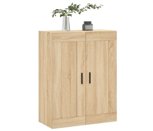 Sienas Skapītis, 69,5X34X90 Cm, Inženierijas Koks, Ozola Krāsa Vidaxl