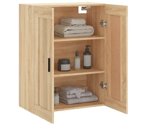 Sienas Skapītis, 69,5X34X90 Cm, Inženierijas Koks, Ozola Krāsa Vidaxl