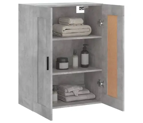 Prie Sienos Montuojama Spintelė, Betono, 69,5X34X90cm Mediena