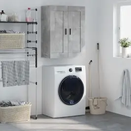 Prie Sienos Montuojama Spintelė, Betono, 69,5X34X90cm Mediena