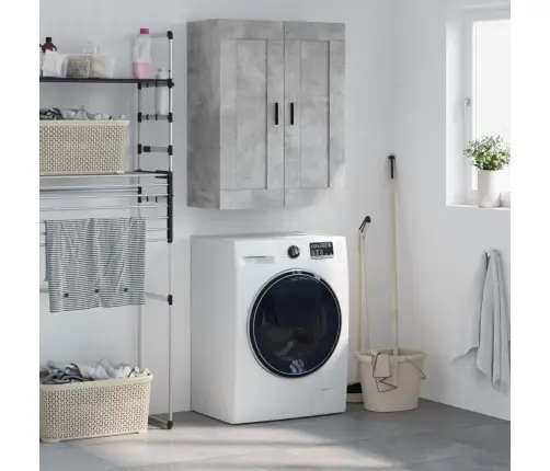 Prie Sienos Montuojama Spintelė, Betono, 69,5X34X90cm Mediena