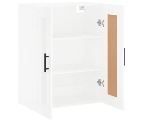 Sienas Skapītis, Balts, 69,5X34X90 Cm, Inženierijas Koks Vidaxl