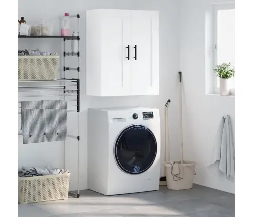 Sienas Skapītis, Balts, 69,5X34X90 Cm, Inženierijas Koks Vidaxl