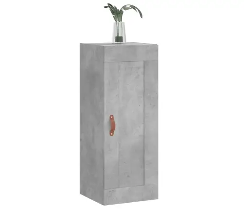 Sienas Skapītis, 34,5X34X90Cm, Inženierijas Koks, Betona Pelēks Vidaxl
