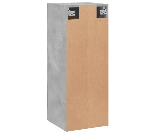 Sienas Skapītis, 34,5X34X90Cm, Inženierijas Koks, Betona Pelēks Vidaxl