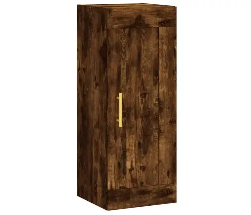 Sienas Skapītis, 34,5X34X90 Cm, Inženierijas Koks, Ozolkoka Vidaxl