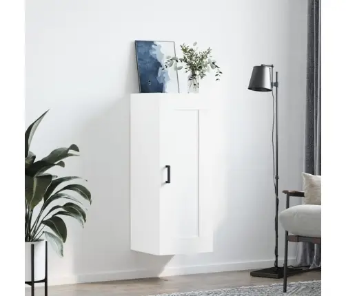 Sienas Skapītis, Balts, 34,5X34X90 Cm, Inženierijas Koks Vidaxl Sienas Skapītis, Balts, 34,5X34X90 Cm, Inženierijas Koks Vidaxl