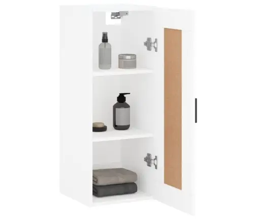 Sienas Skapītis, Balts, 34,5X34X90 Cm, Inženierijas Koks Vidaxl Sienas Skapītis, Balts, 34,5X34X90 Cm, Inženierijas Koks Vidaxl