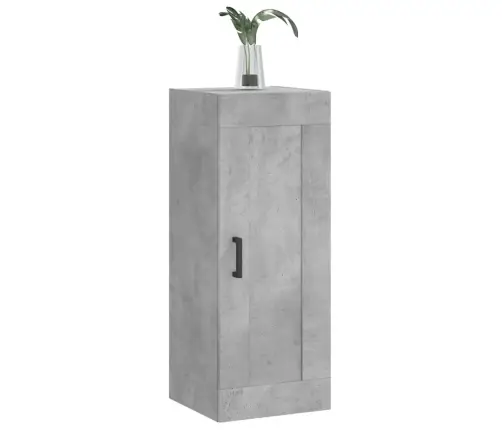 Sienas Skapītis, 34,5X34X90Cm, Inženierijas Koks, Betona Pelēks Vidaxl