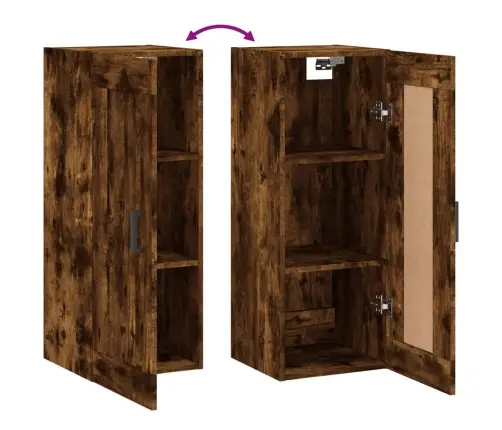 Sienas Skapītis, 34,5X34X90 Cm, Inženierijas Koks, Ozolkoka Vidaxl Sienas Skapītis, 34,5X34X90 Cm, Inženierijas Koks, Ozolkoka Vidaxl