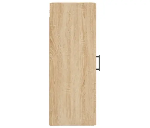 Sienas Skapītis, 34,5X34X90 Cm, Inženierijas Koks, Ozolkoka Vidaxl