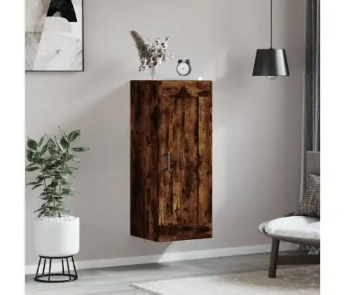 Sieninė Spintelė, Dūminio Ąžuolo, 34,5X34X90cm Mediena